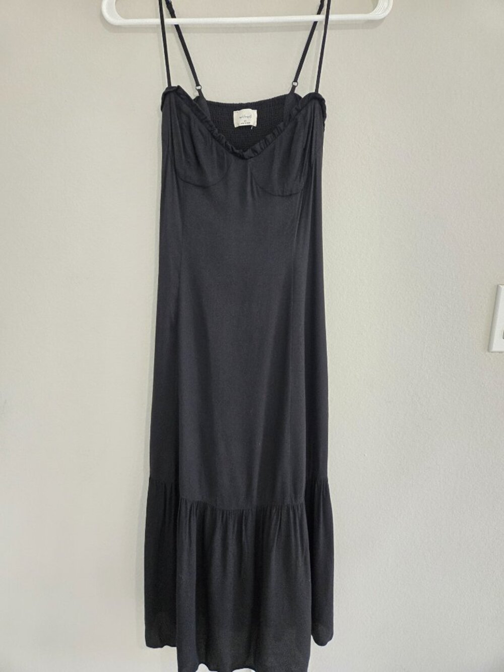 Aritzia Wilfred Willard Dress Midi in Black size 00